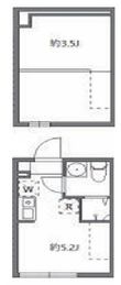 墨田区立花3丁目の間取図