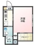 Glanz東大井WESTの間取図