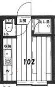 シャイニーソフト新宿落合Bの間取図