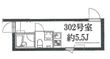品川区小山6丁目の間取図