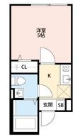 写真：T.A北区上中里3丁目A棟3階の間取図