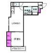 クリエオーレ今市の間取図