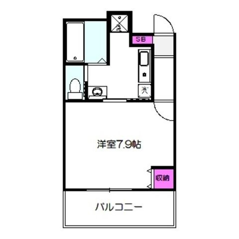 拡大写真:ボヌール都島 4階401の間取り
