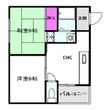 サウスアベニューの間取図