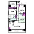 レジディア都島Ⅱの間取図