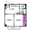 サニーハイツの間取図