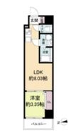 コートエスト都島の間取図
