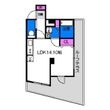 シャトーアスティナ京橋ラルゴの間取図