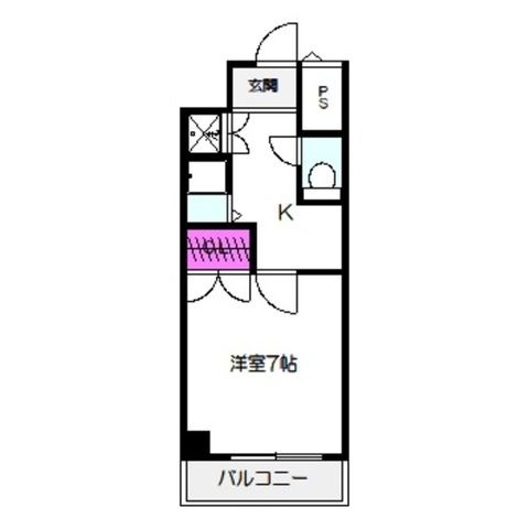 拡大写真:フォレステージ緑橋 2階201の間取り