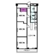 シャトー三愛の間取図
