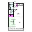 クレアコートの間取図