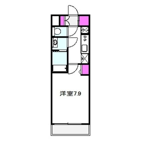 拡大写真:ディクス大阪城EASTレジデンス 5階503の間取り