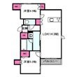 内代レジデンスノースの間取図