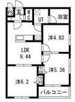 エス.フィールド奏の間取図