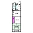 アサヒマンションの間取図