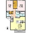グランシャリオ藤の間取図