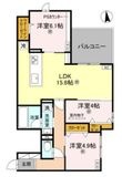 ココルトリシアの間取図