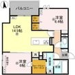 ココルトリシアの間取図