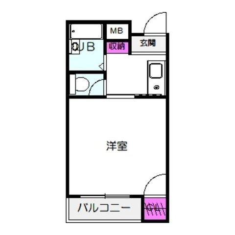 拡大写真:ウインライフ関目 3階301の間取り