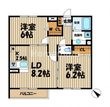 エクレール原宿の間取図