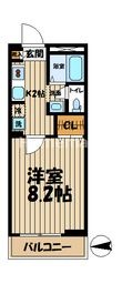 湘南(新)パラシオンの間取図