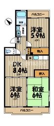 鎌倉グリーンヒルズの間取図