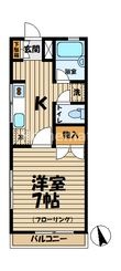 弥生ハイツの間取図