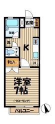 弥生ハイツの間取図