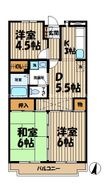 第3サニーハイツヒライの間取図