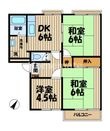 フレグランス飯島Aの間取図