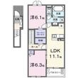 ディオピーノⅠの間取図