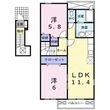 コモドポストの間取図