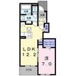 ライフエポナ　Ⅰの間取図