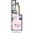 コットン アベニュー Bの間取図