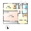 パレスウエストヒルズの間取図