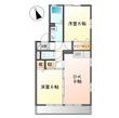 サクセス岩崎台B棟の間取図