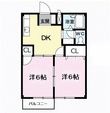 土原ハイツの間取図