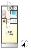 ラガールKATOHの間取図