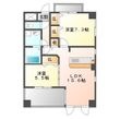シティーライフ植田の間取図