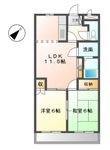 グランデールフジミの間取図