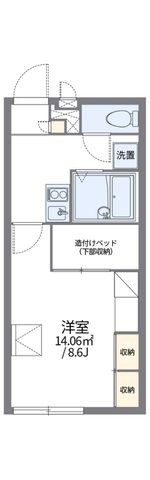 拡大写真:名古屋市緑区神の倉1丁目 1階K4の間取り