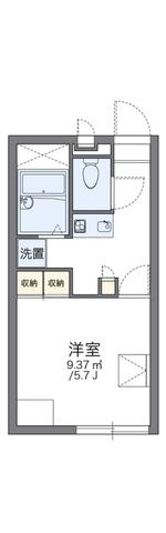 拡大写真：名古屋市緑区白土 2階K1の間取り