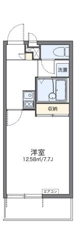拡大写真:豊明市西川町長田 2階201の間取り