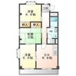 カーサ東田面の間取図