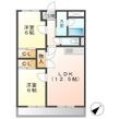 サンメゾンウエストの間取図