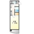 マンションリバーサイドの間取図