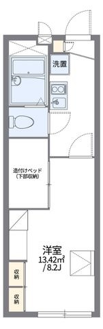 拡大写真：名古屋市緑区大将ケ根１丁目 2階215の間取り