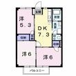 シティハイツ山田Cの間取図