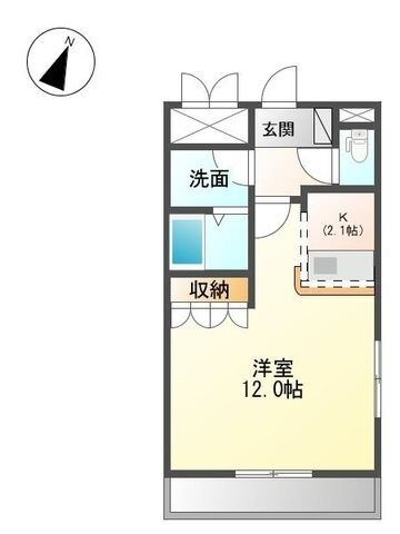 拡大写真:ステージ燦々 1階103の間取り
