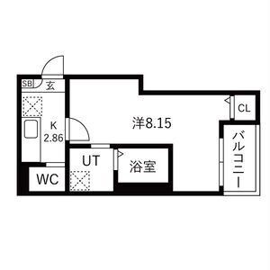 拡大写真:Jack josuiI 3階302の間取り